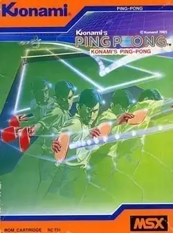 Konami's Ping Pong Game Cover
