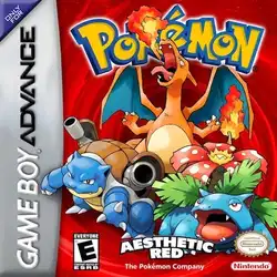 Pokémon Aesthetic Red Game Cover