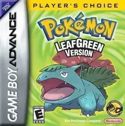 Pokémon LeafGreen Game Cover