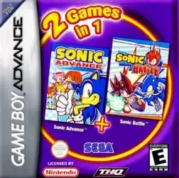 Sonic 2-in-1: Sonic Advance + Sonic Battle Game Cover